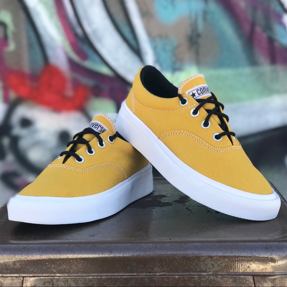 Wmns Converse Skid Grip CVO Ox Gold Dart Sneakers - Picture 10 of 10